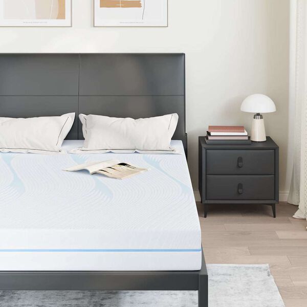 vidaXL &Sigma;&tau;&rho;ώ&mu;&alpha; &Lambda;&epsilon;&upsilon;&kappa;ό 140 x 200 cm &Zeta;&alpha;&kappa;ά&rho; ύ&phi;&alpha;&sigma;&mu;&alpha;