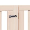 vidaXL Πόρτα Σκύλου με Πόρτα Πτυσσόμενη 6 Πάνελ από Ξύλο Λεύκας 300 εκ.