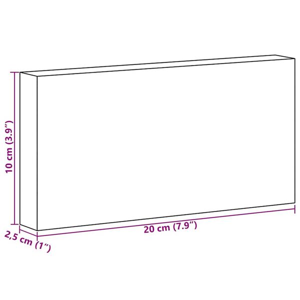 vidaXL Πέτρες Αλατιού 10 pcs Ροζ 20 x 2.5 x 10 εκ. Πέτρες