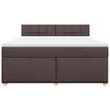 vidaXL &Kappa;&rho;&epsilon;&beta;ά&tau;&iota; Boxspring &mu;&epsilon; &Sigma;&tau;&rho;ώ&mu;&alpha; &Sigma;&kappa;&omicron;ύ&rho;&omicron; &Kappa;&alpha;&phi;έ 180x200 &epsilon;&kappa; &Upsilon;&phi;&alpha;&sigma;&mu;ά&tau;&iota;&nu;&omicron;