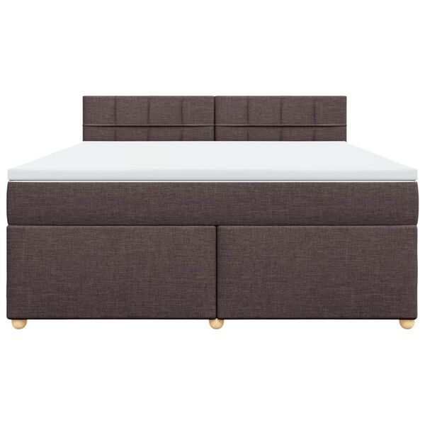 vidaXL &Kappa;&rho;&epsilon;&beta;ά&tau;&iota; Boxspring &mu;&epsilon; &Sigma;&tau;&rho;ώ&mu;&alpha; &Sigma;&kappa;&omicron;ύ&rho;&omicron; &Kappa;&alpha;&phi;έ 180x200 &epsilon;&kappa; &Upsilon;&phi;&alpha;&sigma;&mu;ά&tau;&iota;&nu;&omicron;