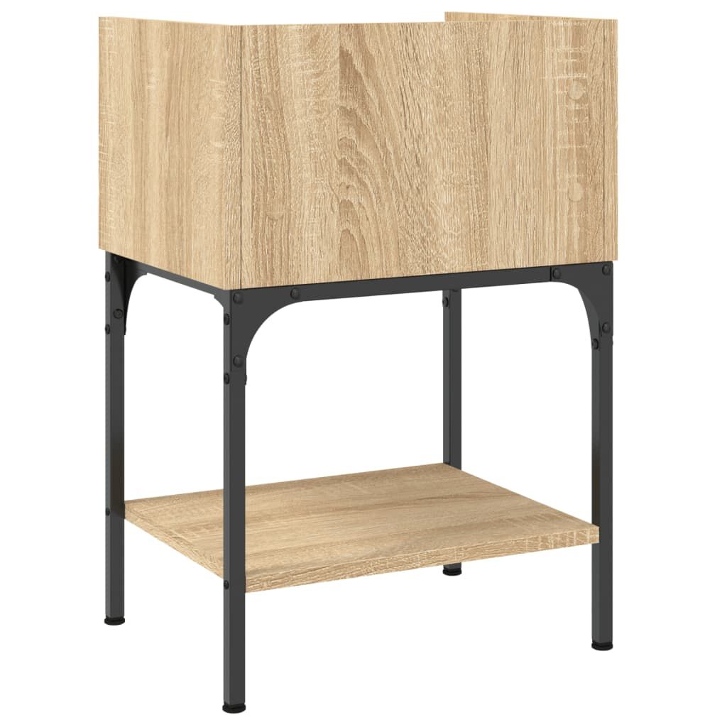 vidaXL Κομοδίνο Sonoma Δρυς 40,5 x 31 x 60 εκ. από Επεξεργασμένο Ξύλο