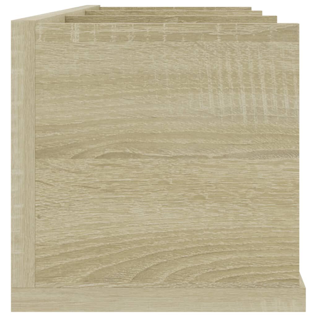 vidaXL Ράφι Τοίχου για CD Sonoma Δρυς 75 x 18 x 18 εκ. από Επεξ. Ξύλο
