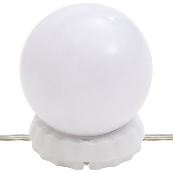 vidaXL Μπουντουάρ με LED Φώτα τεχνίτης Δρυς 96x40x142 εκ.