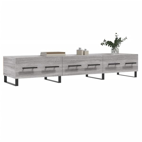 vidaXL Έπιπλο Τηλεόρασης Γκρι Sonoma 150 x 36 x 30 εκ. Επεξεργ. Ξύλο