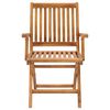vidaXL Καρέκλες Κήπου 2 τεμ. από Μασίφ Ξύλο Teak με Taupe Μαξιλάρια
