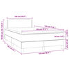 vidaXL &Kappa;&rho;&epsilon;&beta;ά&tau;&iota; Boxspring &mu;&epsilon; &Sigma;&tau;&rho;ώ&mu;&alpha; &Rho;&omicron;&zeta; 120x190 &epsilon;&kappa;. &Beta;&epsilon;&lambda;&omicron;ύ&delta;&iota;&nu;&omicron;