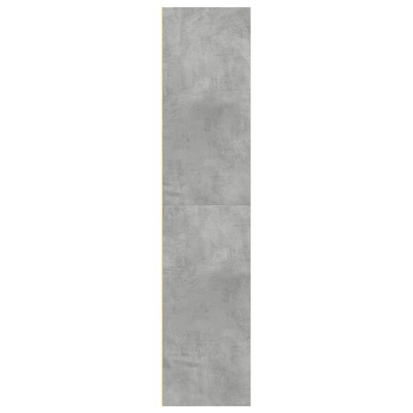 vidaXL Ντουλάπι Γκρι Σκυροδέματος 70x41x185 εκ. Επεξεργασμένο Ξύλο