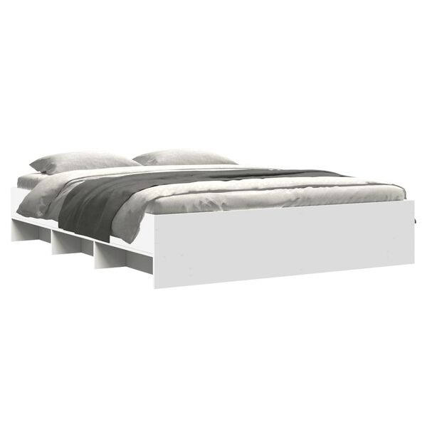 vidaXL Πλαίσιο κρεβατιού χωρίς στρώμα 160x200 εκ. Επεξεργασμένο Ξύλο