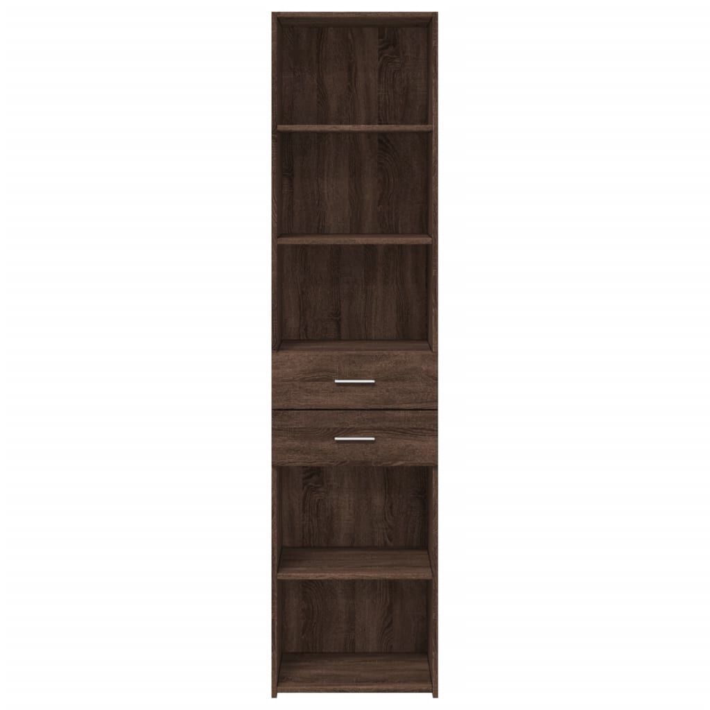 vidaXL Ντουλάπι Καφέ Δρυς 45x42,5x185 εκ. από Επεξεργασμένο Ξύλο
