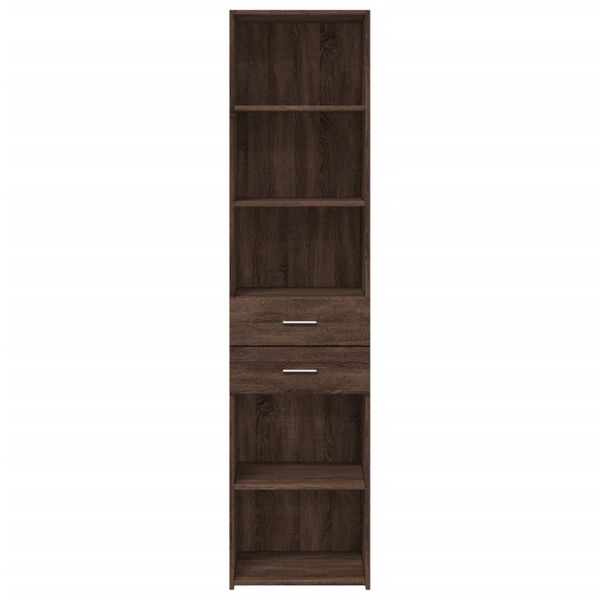 vidaXL Ντουλάπι Καφέ Δρυς 45x42,5x185 εκ. από Επεξεργασμένο Ξύλο