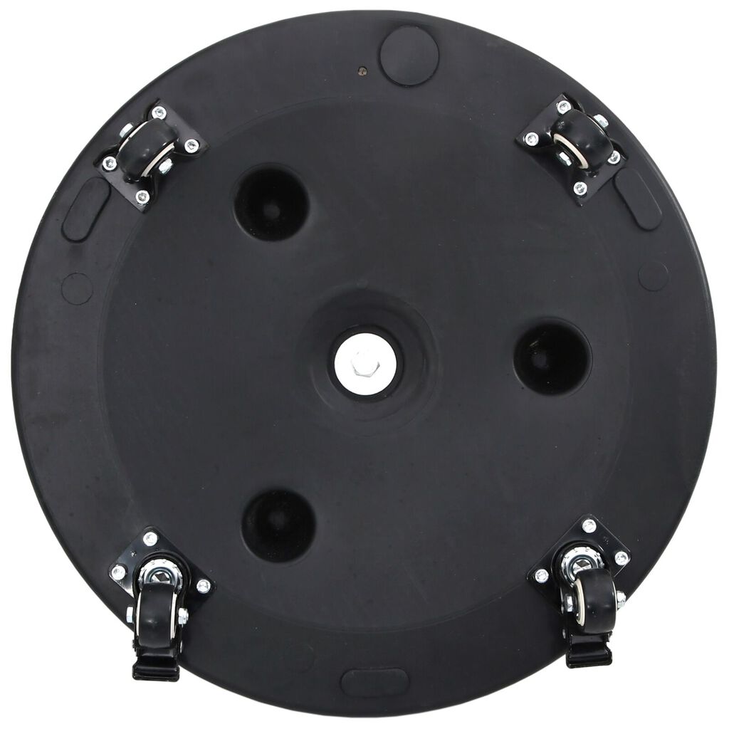 vidaXL Βάση Παρόχων με Ρόδες για Πόλους Ø38-48 mm 13 kg Στρογγυλή