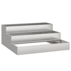 vidaXL Γλάστρα Κήπου Σκ rusty 90 x 90 x 35 εκ