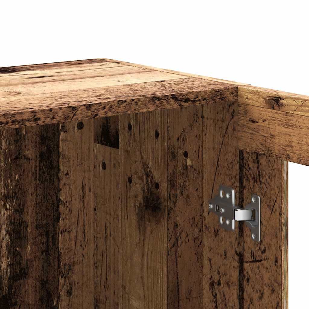 vidaXL Βιβλιοθήκη Παλιό Ξύλο 82,5 x 30,5 x 80 εκ. Μοριοσανίδα