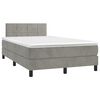 vidaXL &Kappa;&rho;&epsilon;&beta;ά&tau;&iota; Boxspring &mu;&epsilon; &Sigma;&tau;&rho;ώ&mu;&alpha; &Alpha;&nu;&omicron;&iota;&chi;&tau;ό &Gamma;&kappa;&rho;&iota; 120x200 &epsilon;&kappa;. &Beta;&epsilon;&lambda;&omicron;ύ&delta;&iota;&nu;&omicron;
