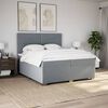 vidaXL &Kappa;&rho;&epsilon;&beta;ά&tau;&iota; Boxspring &mu;&epsilon; &Sigma;&tau;&rho;ώ&mu;&alpha; &Alpha;&nu;&omicron;&iota;&chi;&tau;ό &Gamma;&kappa;&rho;&iota; 200x200 &epsilon;&kappa;. &Upsilon;&phi;&alpha;&sigma;&mu;ά&tau;&iota;&nu;&omicron;