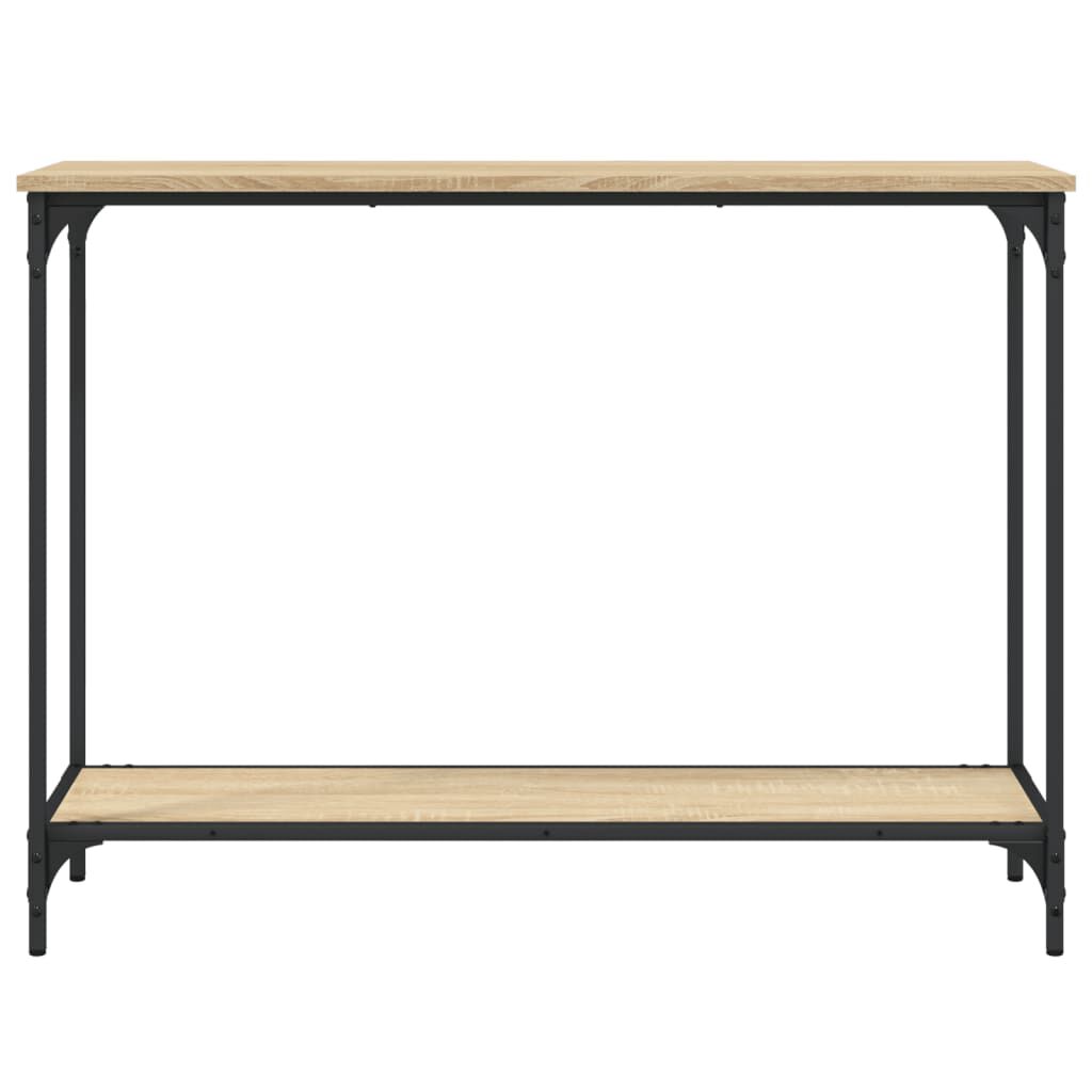 vidaXL Τραπέζι Κονσόλα Sonoma Δρυς 101x30,5x75 εκ. Επεξεργασμένο Ξύλο