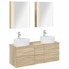 vidaXL &Sigma;&epsilon;&tau; &Epsilon;&pi;ί&pi;&lambda;&omega;&nu; &Mu;&pi;ά&nu;&iota;&omicron;&upsilon; 5 pcs Sonoma &Delta;&rho;&upsilon;&sigmaf;