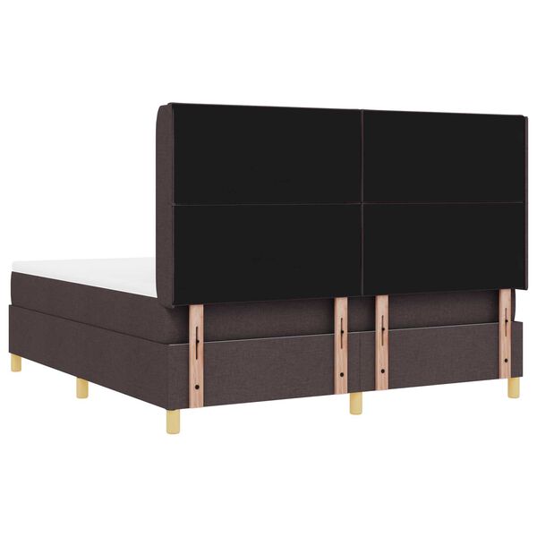 vidaXL Κρεβάτι με ελατήρια και στρώμα Καφέ 180 x 200 εκ.