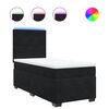 vidaXL &Kappa;&rho;&epsilon;&beta;ά&tau;&iota; Boxspring &mu;&epsilon; &Sigma;&tau;&rho;ώ&mu;&alpha; &Mu;&alpha;ύ&rho;&omicron; 100x200 &epsilon;&kappa;. &Beta;&epsilon;&lambda;&omicron;ύ&delta;&iota;&nu;&omicron;