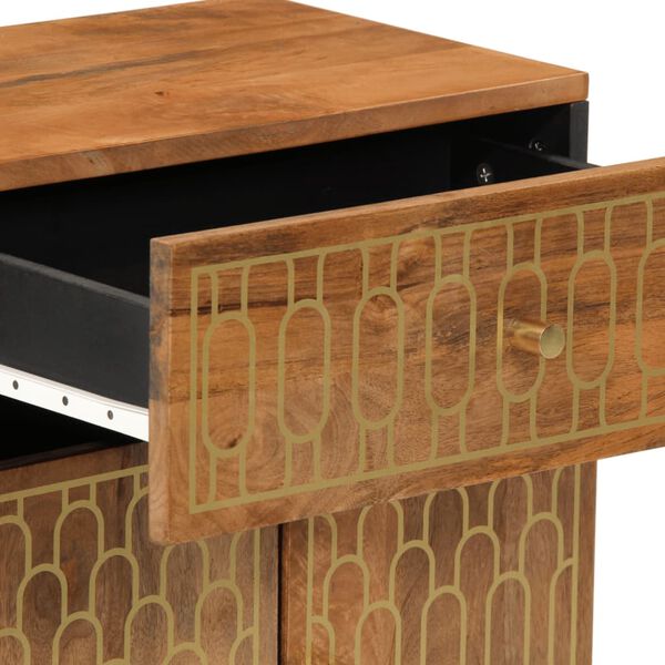 vidaXL Κομοδίνο 50 x 33 x 60 εκ. από Μασίφ Ξύλο Μάνγκο