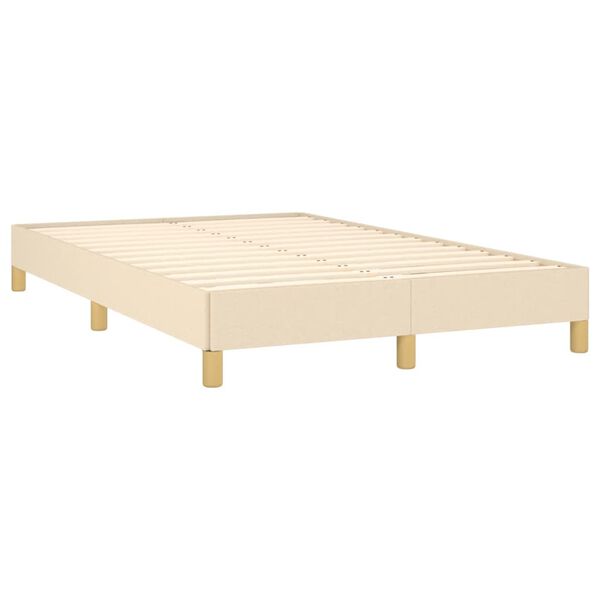 vidaXL &Kappa;&rho;&epsilon;&beta;ά&tau;&iota; Boxspring &mu;&epsilon; &Sigma;&tau;&rho;ώ&mu;&alpha; &Kappa;&rho;&epsilon;&mu; 120x190 &epsilon;&kappa;. &Upsilon;&phi;&alpha;&sigma;&mu;ά&tau;&iota;&nu;&omicron;