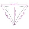 vidaXL Πανί Σκίασης Πορτοκαλί 3 x 3 x 4,2 μ. 160 γρ./μ² από HDPE