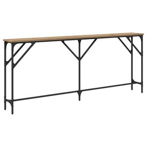 vidaXL &Tau;&rho;&alpha;&pi;έ&zeta;&iota; &kappa;&omicron;&nu;&sigma;ό&lambda;&alpha;&sigmaf; artisan &delta;&rho;&upsilon;&sigmaf; 180 x 23 x 75 cm