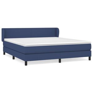 vidaXL &Kappa;&rho;&epsilon;&beta;ά&tau;&iota; Boxspring &mu;&epsilon; &Sigma;&tau;&rho;ώ&mu;&alpha; &Mu;&pi;&lambda;&epsilon; 160x200 &epsilon;&kappa;. &Upsilon;&phi;&alpha;&sigma;&mu;ά&tau;&iota;&nu;&omicron;