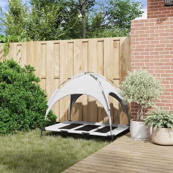 vidaXL &Kappa;&rho;&epsilon;&beta;ά&tau;&iota; &Sigma;&kappa;ύ&lambda;&omicron;&upsilon; &Alpha;&sigma;&eta;&mu;ί &Gamma;&kappa;&rho;&iota; 122 x 93 x 106,5 &epsilon;&kappa;. &Alpha;&tau;&sigma;ά&lambda;&iota;