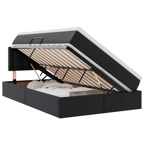 vidaXL &Kappa;&rho;&epsilon;&beta;ά&tau;&iota; &mu;&epsilon; &alpha;&pi;&omicron;&theta;&eta;&kappa;&epsilon;&upsilon;&tau;&iota;&kappa;ό &chi;ώ&rho;&omicron; &kappa;&alpha;&iota; LED &mu;&epsilon; led &Mu;&alpha;ύ&rho;&omicron; 120 x 190 cm