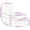 vidaXL &Kappa;&rho;&epsilon;&beta;ά&tau;&iota; Boxspring &mu;&epsilon; &Sigma;&tau;&rho;ώ&mu;&alpha; &Sigma;&kappa;&omicron;ύ&rho;&omicron; &Kappa;&alpha;&phi;έ 90x190 &epsilon;&kappa;. &Upsilon;&phi;&alpha;&sigma;&mu;ά&tau;&iota;&nu;&omicron;