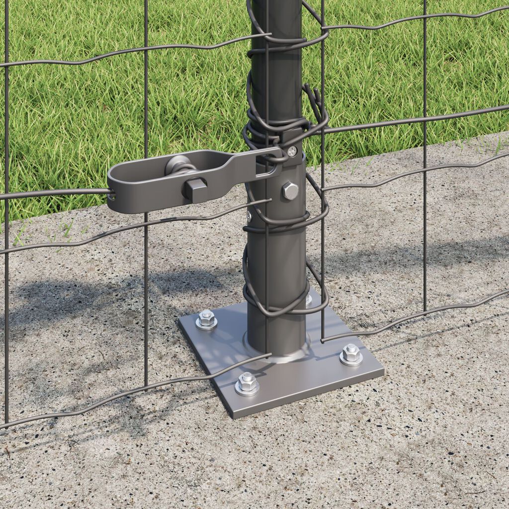 vidaXL Euro Fence με 13 Φλάντζες 0.4x50 μ Γαλβανισμένο Ατσάλι