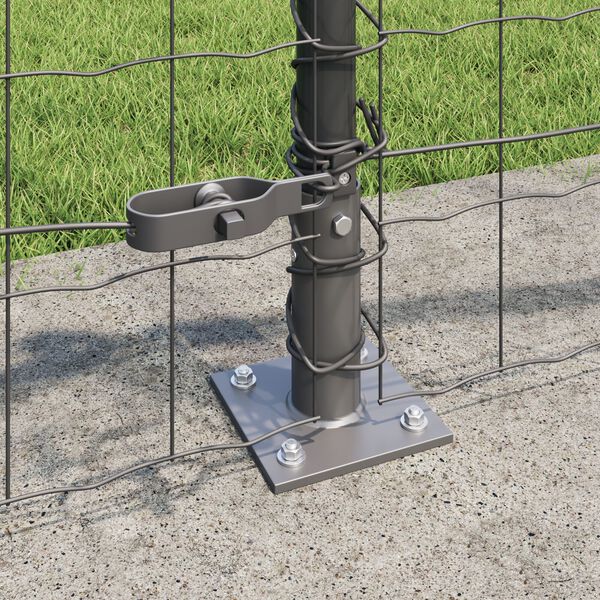 vidaXL Euro Fence με 13 Φλάντζες 0.4x50 μ Γαλβανισμένο Ατσάλι