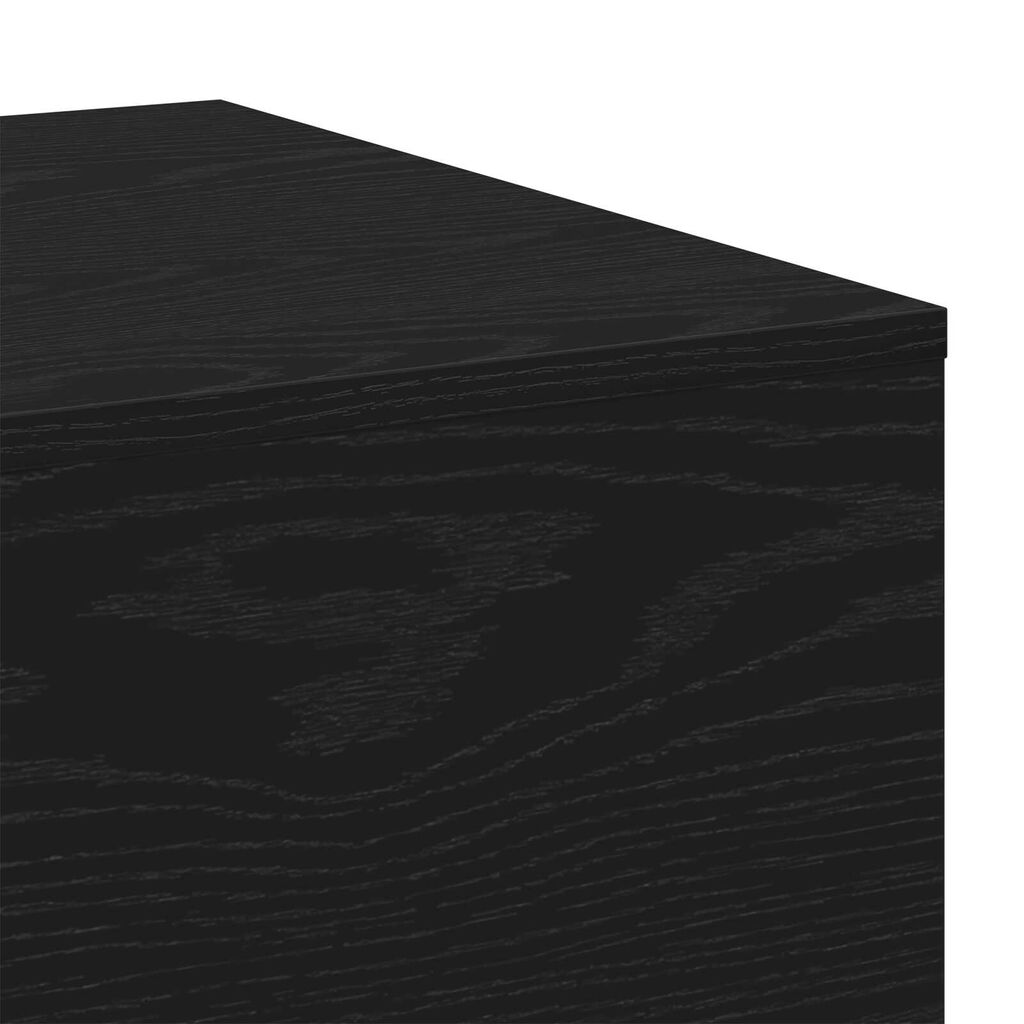 vidaXL Τραπεζάκι Σαλονιού Μαύρη δρυς 100 x 49.5 x 31 cm