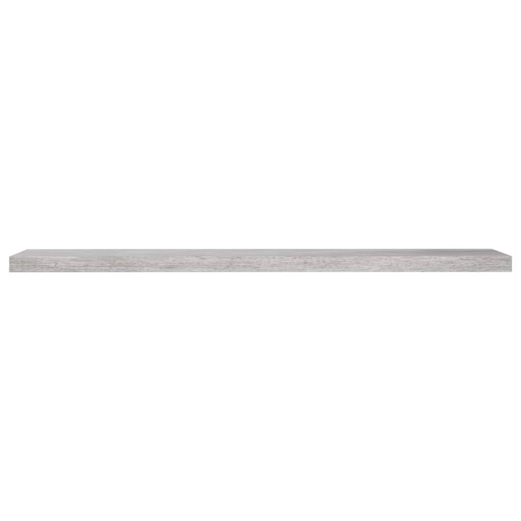 vidaXL Ράφι Τοίχου Γκρι Σκυροδέματος 120x23,5x3,8 εκ. από MDF