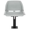 vidaXL Κάθισμα Σκάφους Πτυσσόμ. 2 τεμ. Γκρι 48x51x41 εκ Χωρίς Μαξιλάρι
