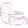 vidaXL &Kappa;&rho;&epsilon;&beta;ά&tau;&iota; Boxspring &mu;&epsilon; &Sigma;&tau;&rho;ώ&mu;&alpha; Taupe 90x200 &epsilon;&kappa;. &Upsilon;&phi;&alpha;&sigma;&mu;ά&tau;&iota;&nu;&omicron;