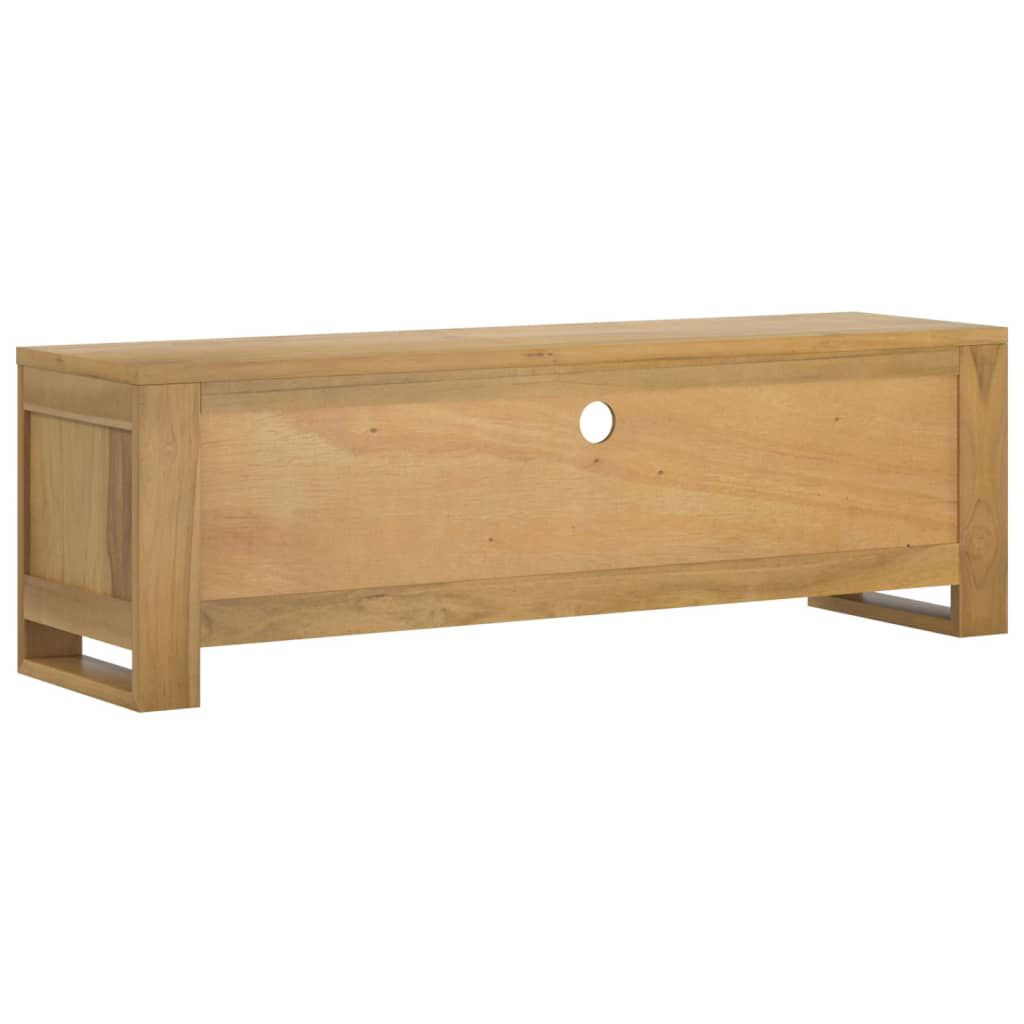 vidaXL Έπιπλο Τηλεόρασης 110 x 30 x 35 εκ. από Μασίφ Ξύλο Teak