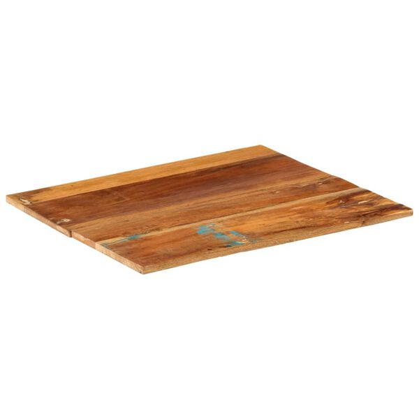 vidaXL Επιφάνεια Τραπεζιού Τετρ.60x60 εκ 15-16 χιλ Μασίφ Ανακ. Ξύλο