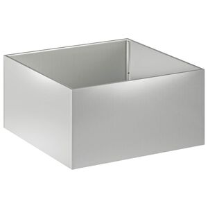 vidaXL &Gamma;&lambda;ά&sigma;&tau;&rho;&alpha; &Kappa;ή&pi;&omicron;&upsilon; &Alpha;&sigma;&eta;&mu;ί 80 x 80 x 40 cm &Gamma;&alpha;&lambda;&beta;&alpha;&nu;&iota;&sigma;&mu;έ&nu;&omicron;&sigmaf; &Chi;ά&lambda;&upsilon;&beta;&alpha;&sigmaf;