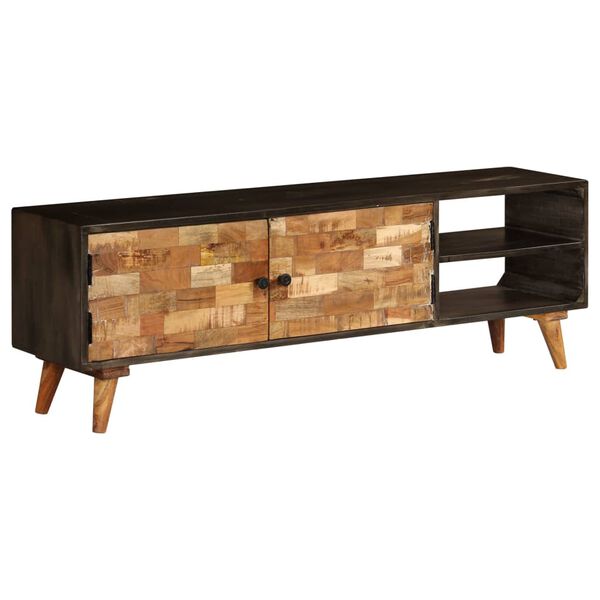 vidaXL Έπιπλο Τηλεόρασης 140 x 30 x 45 εκ. από Μασίφ Ξύλο Μάνγκο