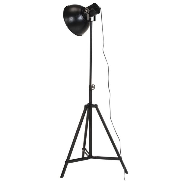 vidaXL Φωτιστικό Δαπέδου 25 W Μαύρο 61x61x90/150 εκ. Ε27