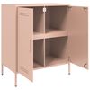 vidaXL Ντουλάπι Ροζ 68x39x79 εκ. από Ατσάλι