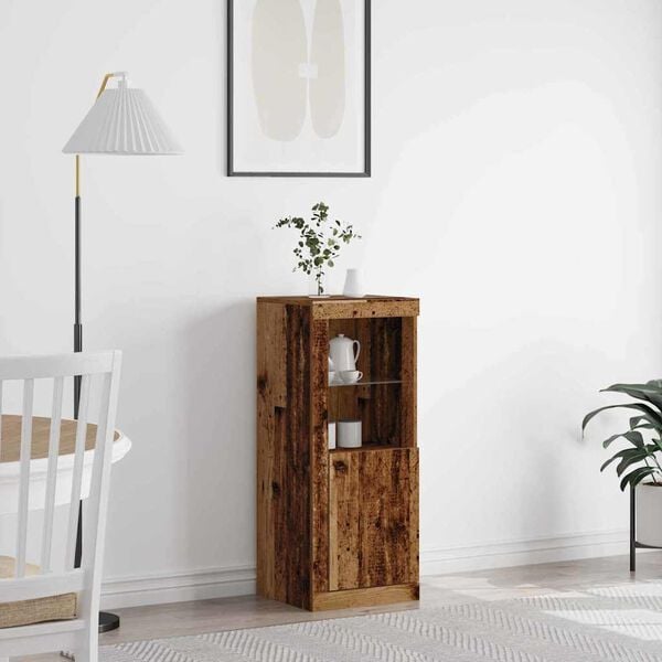 vidaXL Πλαϊνό γραφείο Παλαιό ξύλο 41 x 37 x 100 εκ Επεξεργασμένο ξύλο