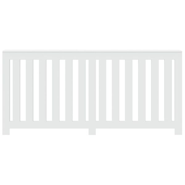 vidaXL Κάλυμμα Καλοριφέρ Λευκό 175x20x82 εκ. από Επεξεργασμένο Ξύλο