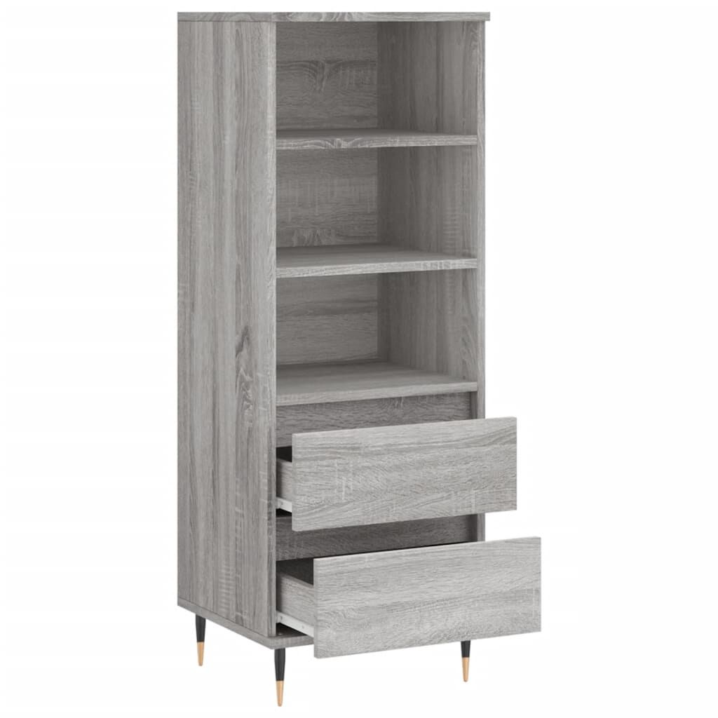 vidaXL Ντουλάπι Γκρι Sonoma 40x36x110 εκ. από Επεξεργασμένο Ξύλο