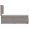 vidaXL &Kappa;&rho;&epsilon;&beta;ά&tau;&iota; Boxspring &mu;&epsilon; &Sigma;&tau;&rho;ώ&mu;&alpha; Taupe 90x200 &epsilon;&kappa;. &Upsilon;&phi;&alpha;&sigma;&mu;ά&tau;&iota;&nu;&omicron;