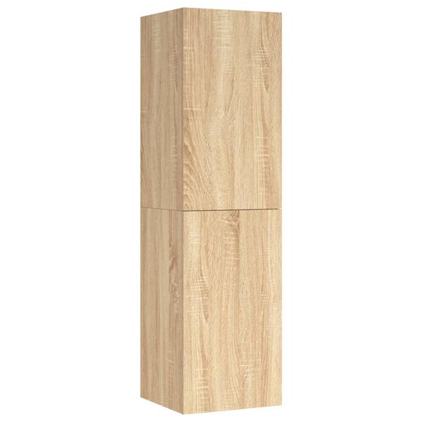 vidaXL Έπιπλο Τηλεόρασης 2 τεμ. Sonoma Δρυς 30,5x30x110εκ. Επεξ. Ξύλο