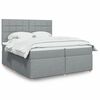 vidaXL &Kappa;&rho;&epsilon;&beta;ά&tau;&iota; Boxspring &mu;&epsilon; &Sigma;&tau;&rho;ώ&mu;&alpha; &Alpha;&nu;&omicron;&iota;&chi;&tau;ό &Gamma;&kappa;&rho;&iota; 200x200 &epsilon;&kappa;. &Upsilon;&phi;&alpha;&sigma;&mu;ά&tau;&iota;&nu;&omicron;
